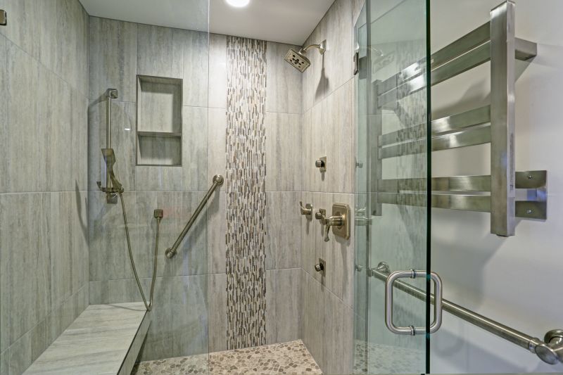 Tile Patterned Shower Walls